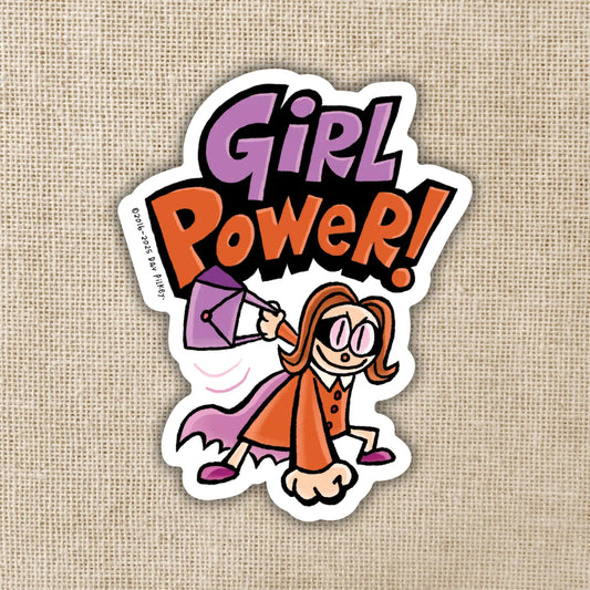 KOT - Girl Power | Dog Man Sticker