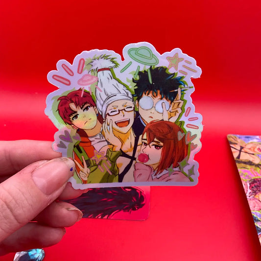 EPA - Dan Da Dan Sticker Waterproof Holographic Vinyl