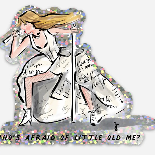 JV - Taylor Swift Eras Tour Paris Little Old Me Sticker