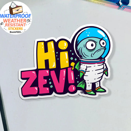 BT - Dungeon Crawl Carl, Hi Zev Sticker