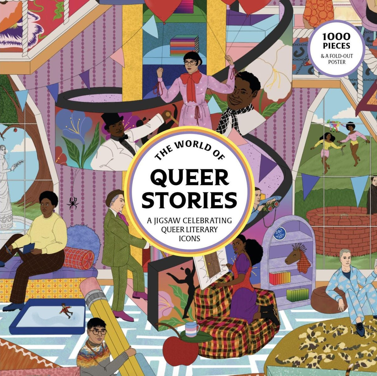 The World of Queer Stories a 1000-Piece Jjigsaw: Celebrating LGBTQ+ Literary Icons