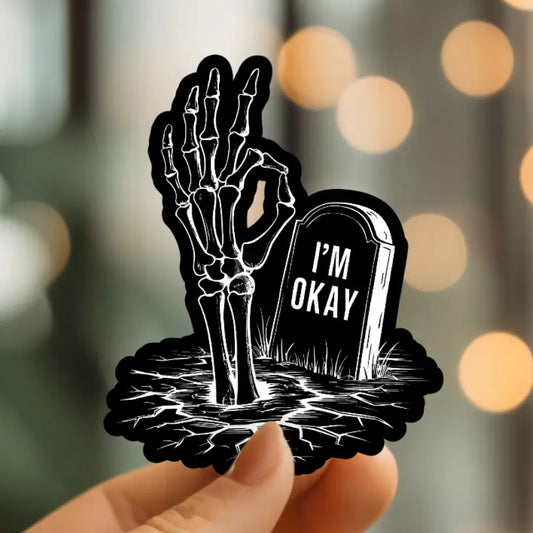 MMT - Funny I'm Okay Vinyl Sticker
