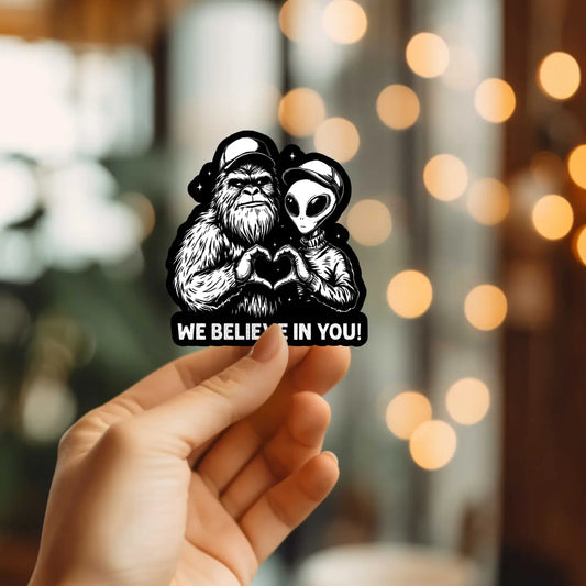 MMT - Funny We Believe in You Vinyl Sticker