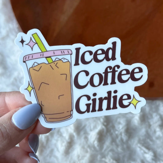 BM - Iced Coffee Girlie Sticker