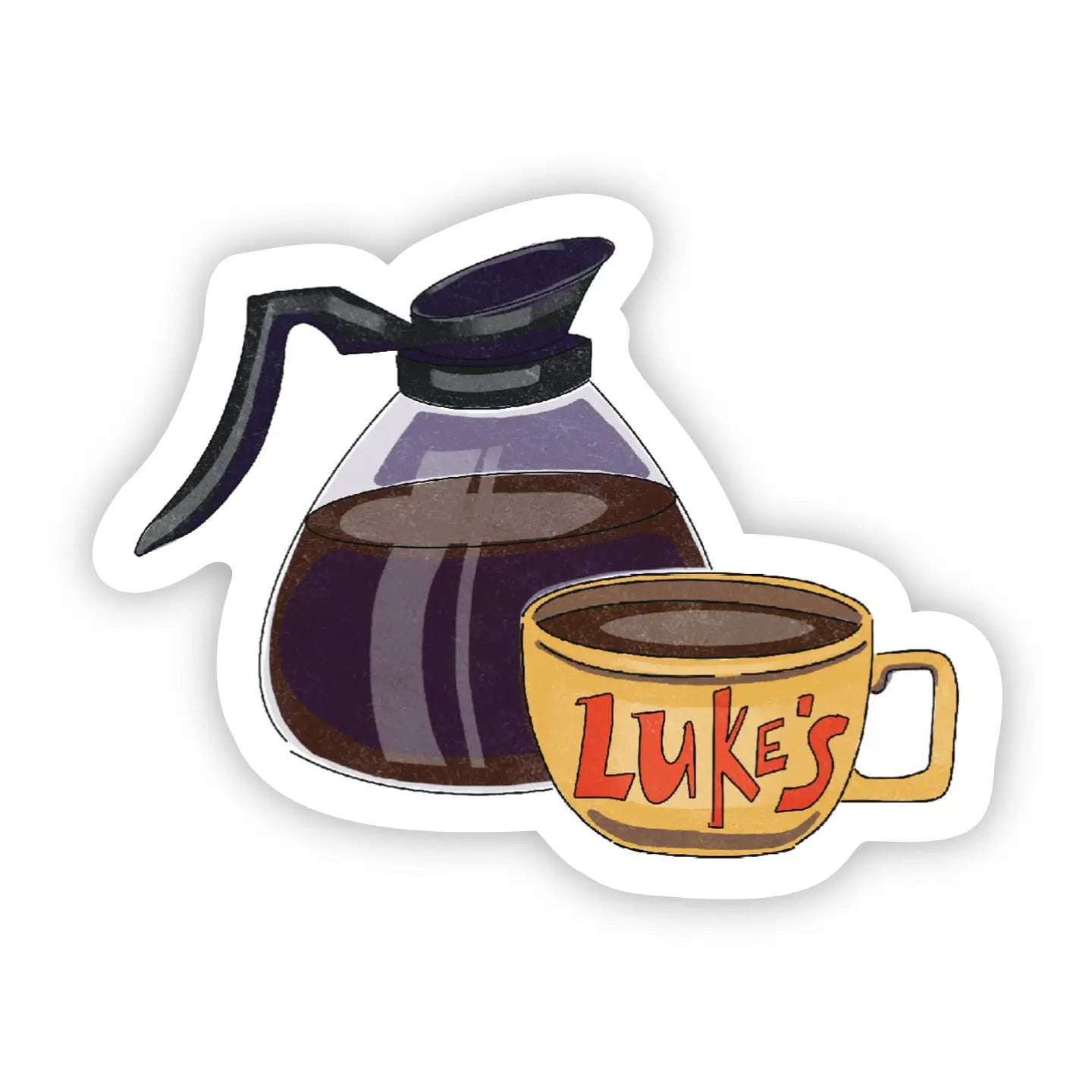 BM - Luke's Coffee Sticker