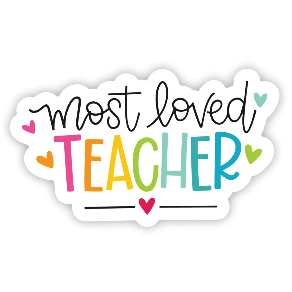 ATW - Most Loved Teacher Sticker