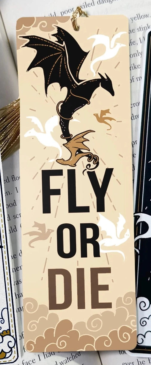 BT - Fourth Wing, Fly or Die bookmark