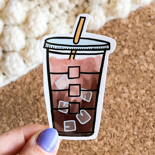 SH - Iced Coffee Sticker