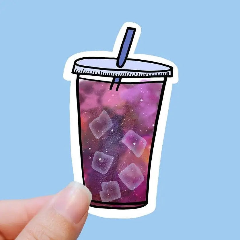 SH - Iced Galaxy Coffee Sticker