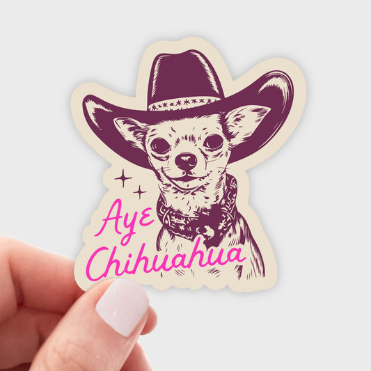 Y - Aye Chihuahua Sticker