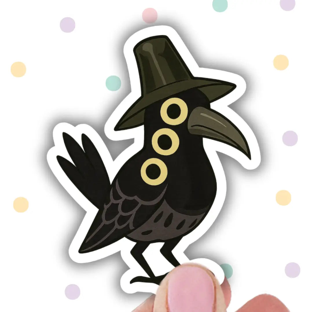 LLS - K Pop Black Bird Sticker