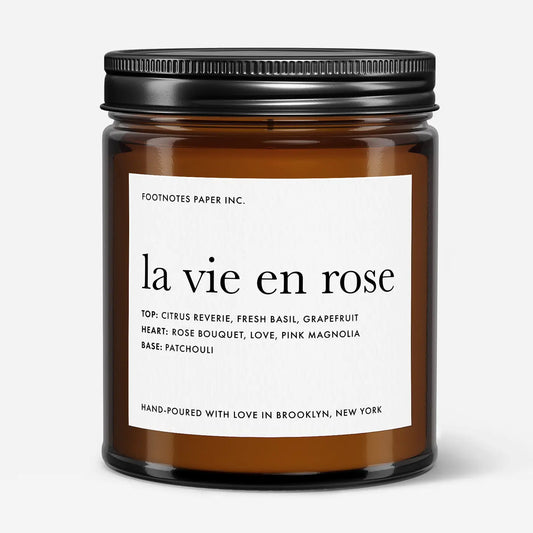 FN - La Vie En Rose Candle | Rose Bouquet, Citrus, Pink Magnolia