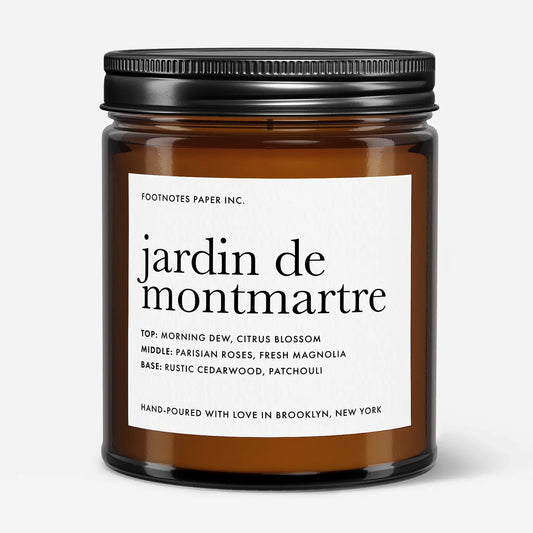 FN - Jardin De Montmartre Candle, Parisian Roses, Magnolia, Cedar