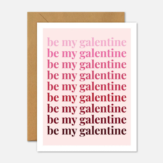 FN - Be My Galentine Gradient - Galentine's Day Card