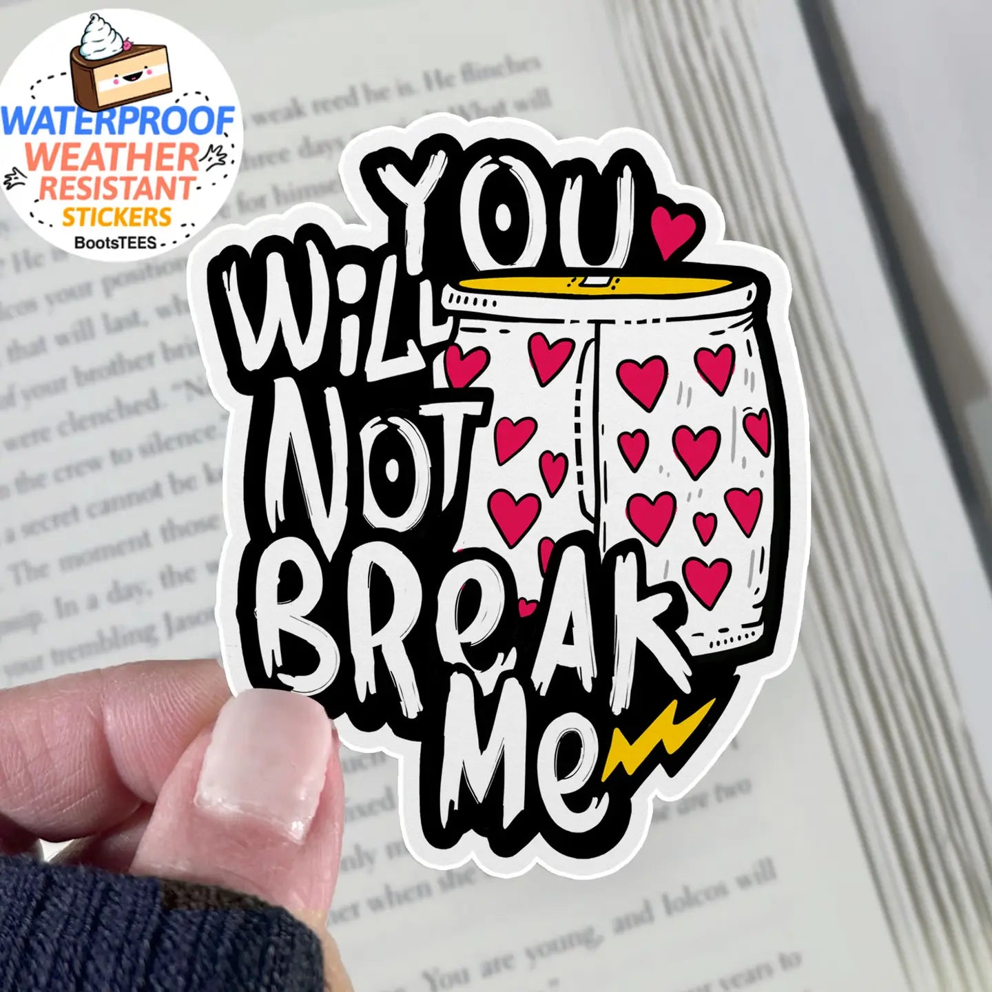 BT - Dungeon Crawl Carl, You Will Not Break Me Sticker