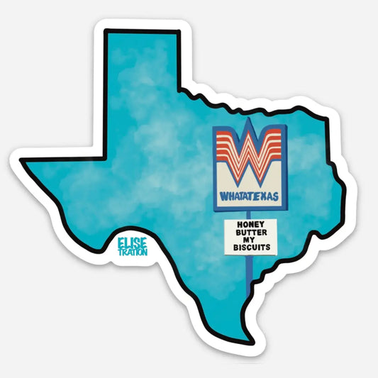 HA.BA - Whatatexas Sticker