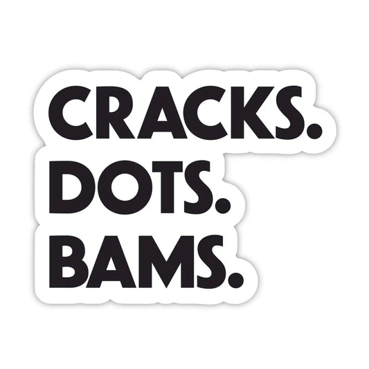 BM - Cracks Dots Bams Mahjong Sticker