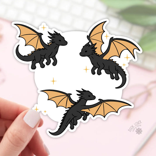 BLM - Black Dragons Bookish Babe Sticker