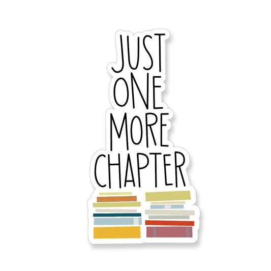 A2 - Just One More Chapter Vinyl Sticker