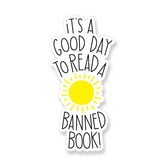 A2 - Good Day To Read A Banned Book Vinyl Sticker