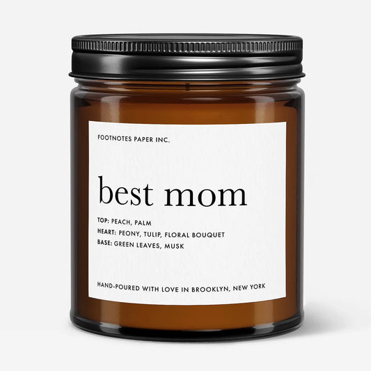 FN - Best Mom - Tulip and Peony Floral Soy Candle, Mother's Day