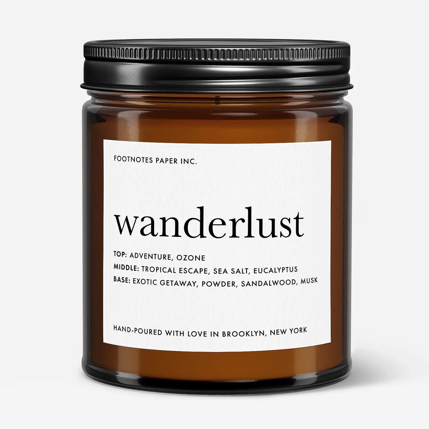 FN - Wanderlust Soy Candle | Black Sea, Sandalwood & Sea Salt