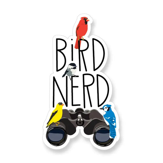 A2 - Bird Nerd, Bird Watching Vinyl Sticker