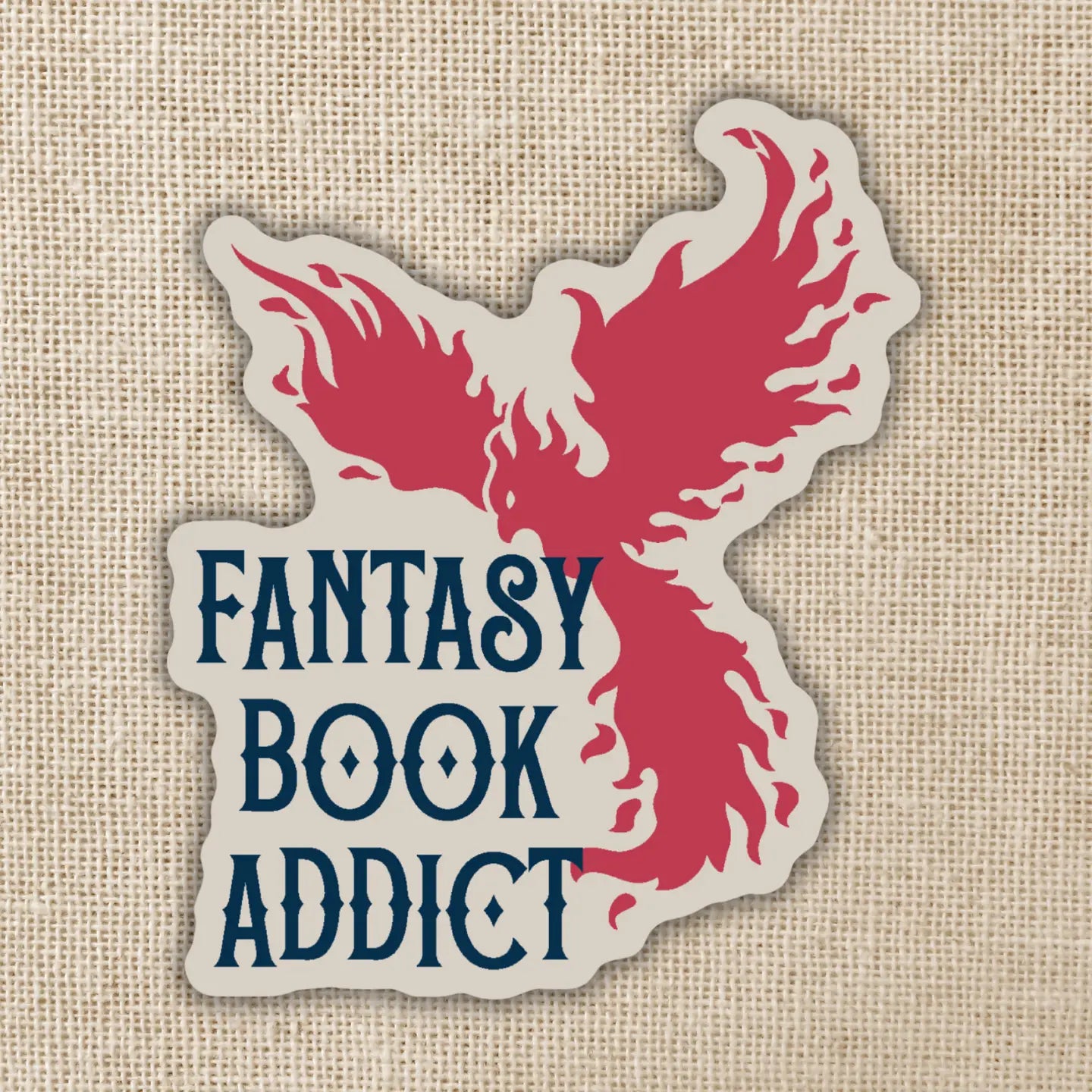 KOT - Fantasy Book Addict Phoenix Sticker