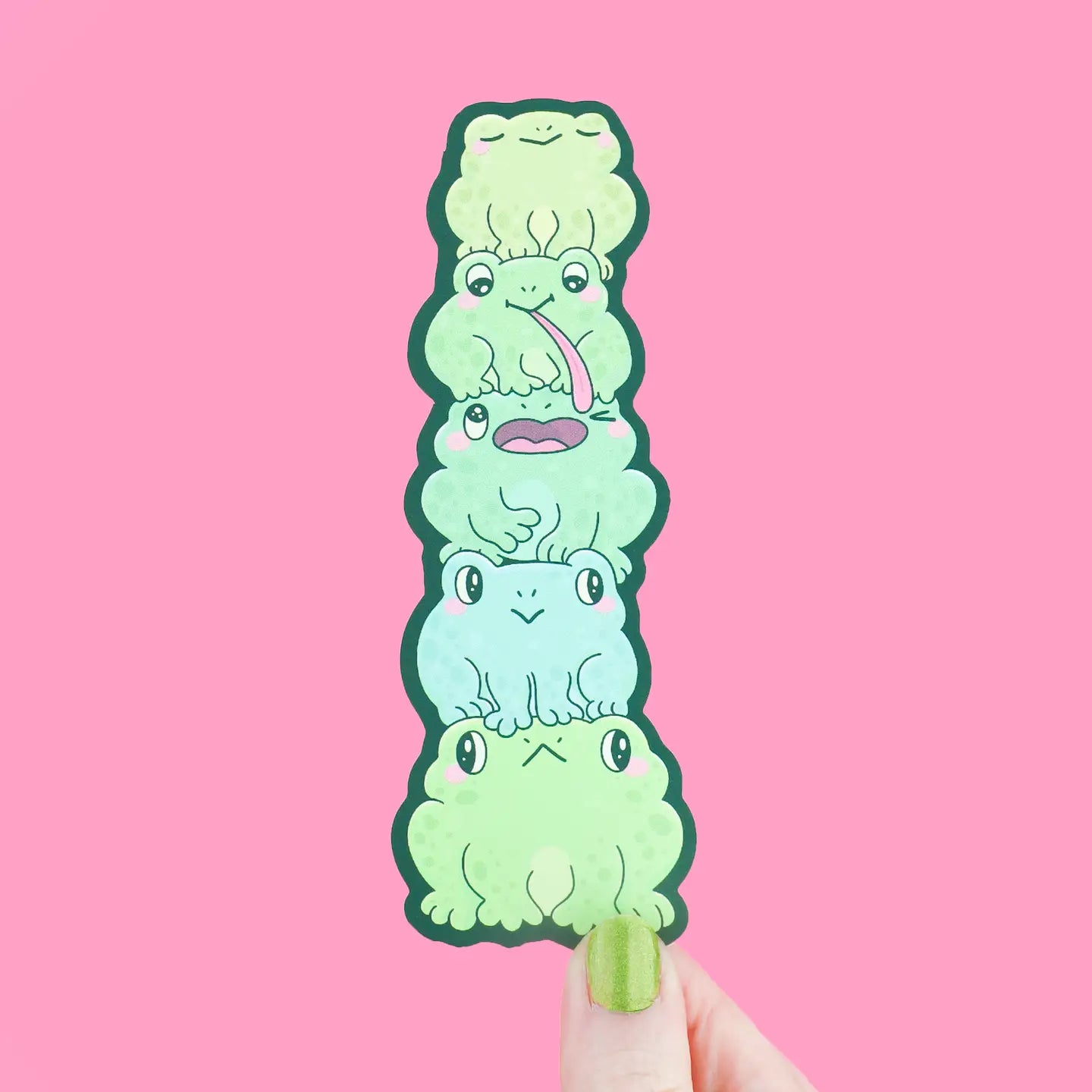 TS - Funny Frog Butts Book Lover Reading Gift Bookmark