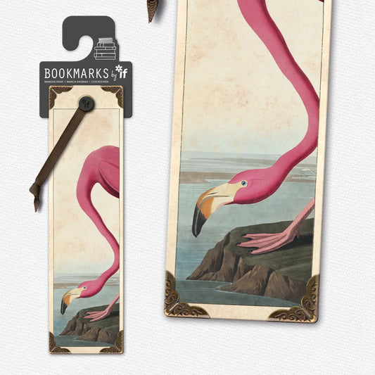 IU - Vintage Bookmarks - Flamingo