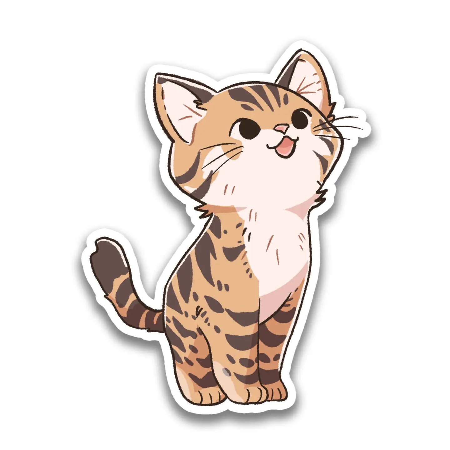 SWF - Tiger Kitty Sticker