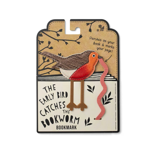 IU - Early Bird Catches the Bookworm Bookmark - Robin