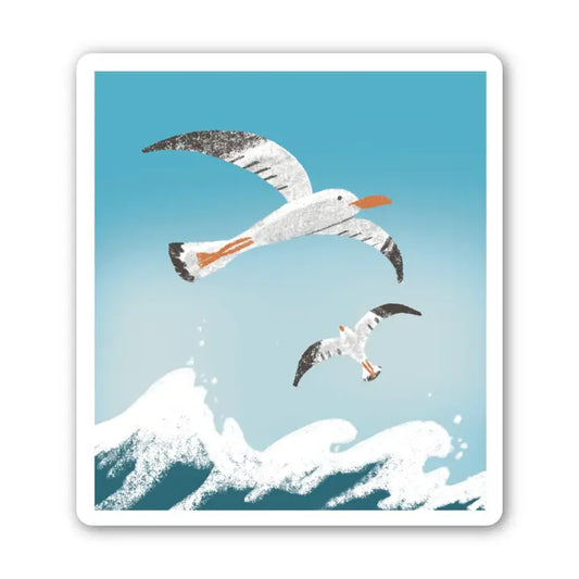 BM - Seagull Ocean Summer Americana Sticker