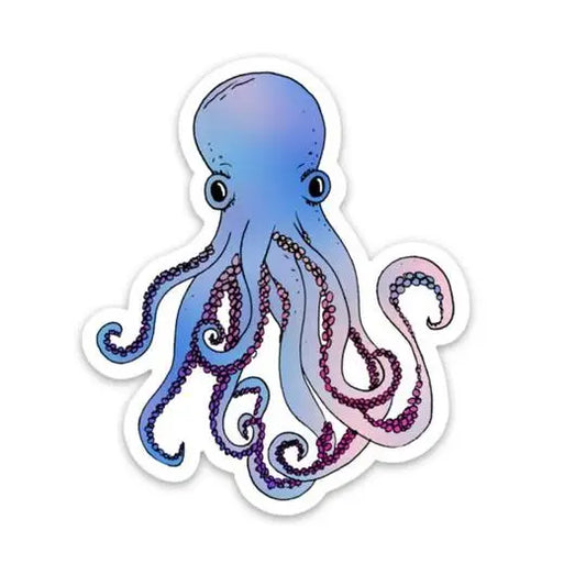 BM - Octopus Sticker - Ocean Sticker
