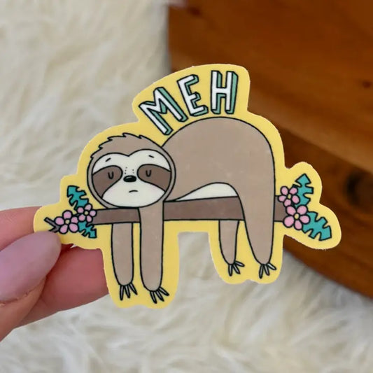 BM - Meh Sticker - Sloth