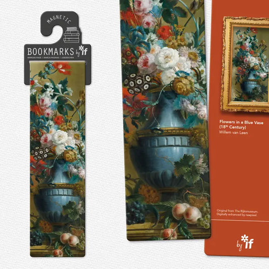 IU - Classics Bookmarks Flowers in a Blue Vase