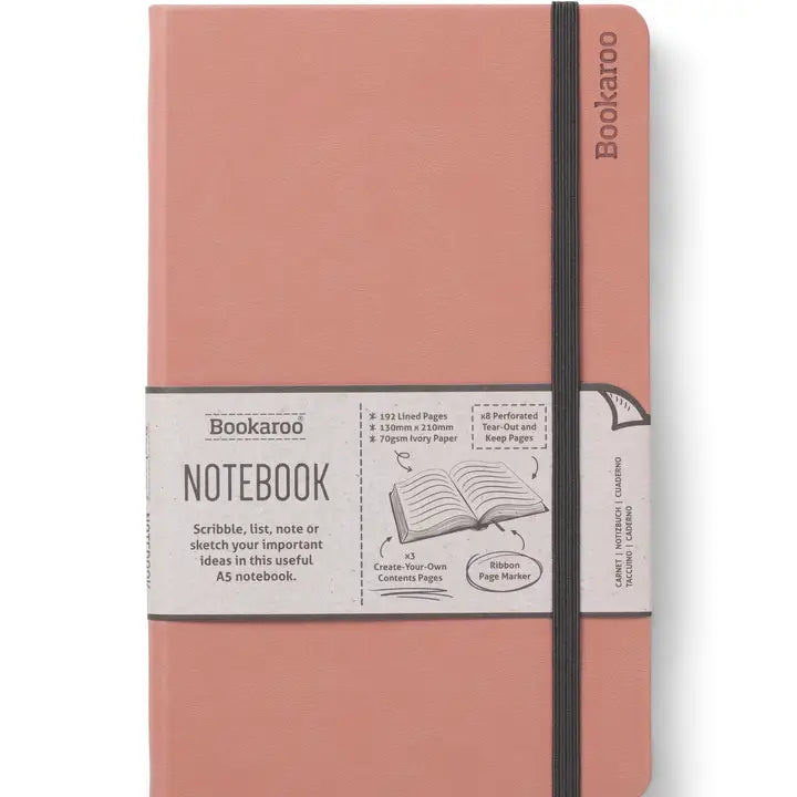 IA - Bookaroo A5 Notebook Blush