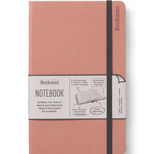 IA - Bookaroo A5 Notebook Blush