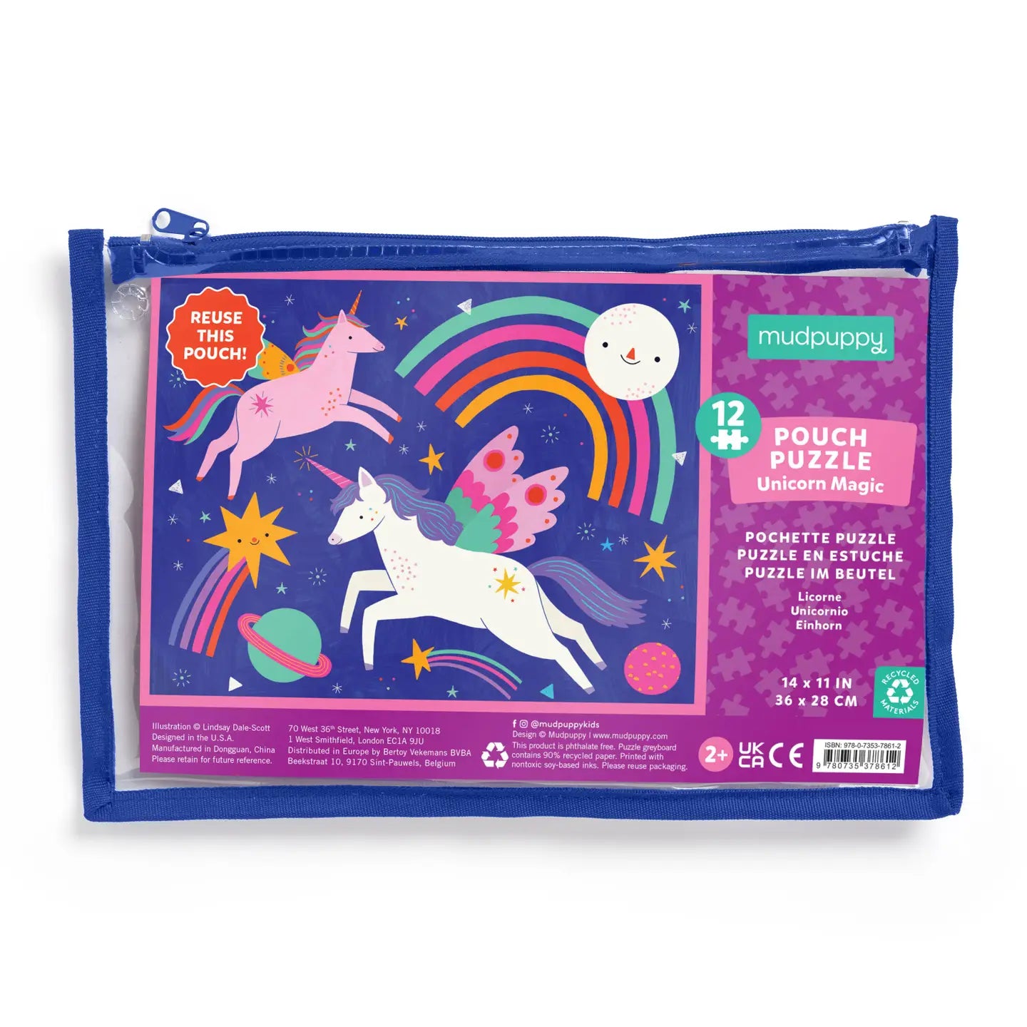 CN - Unicorn Magic 12 Piece Pouch Puzzle