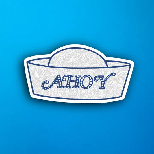 ZD- Ahoy Sticker (Waterproof)