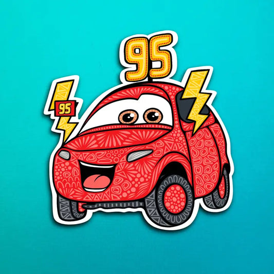 ZD - Little Mcqueen Sticker (Waterproof)