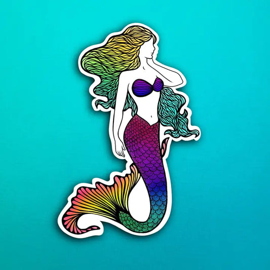 ZD - Mermaid Sticker (Waterproof)