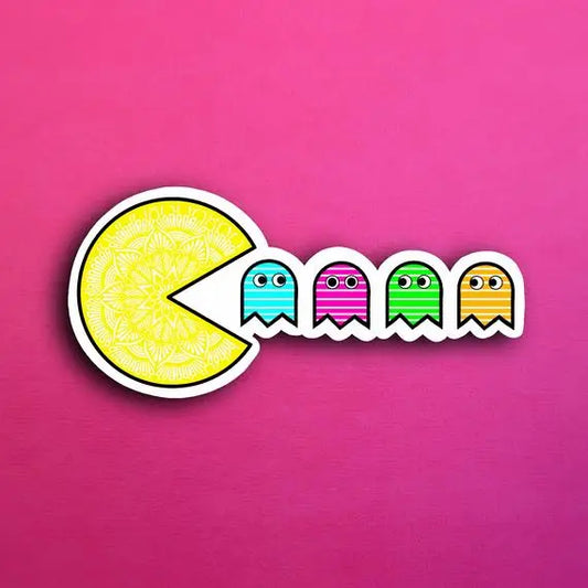 ZD - Pac-Man Sticker (Waterproof)