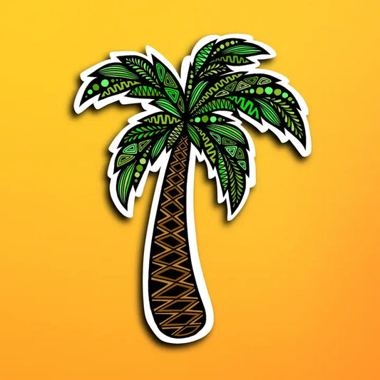 ZD - Palm Tree Sticker (Waterproof)