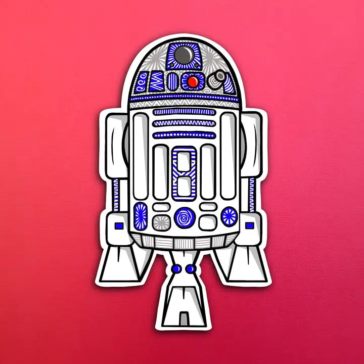 ZD - R2D2  Sticker (Waterproof)
