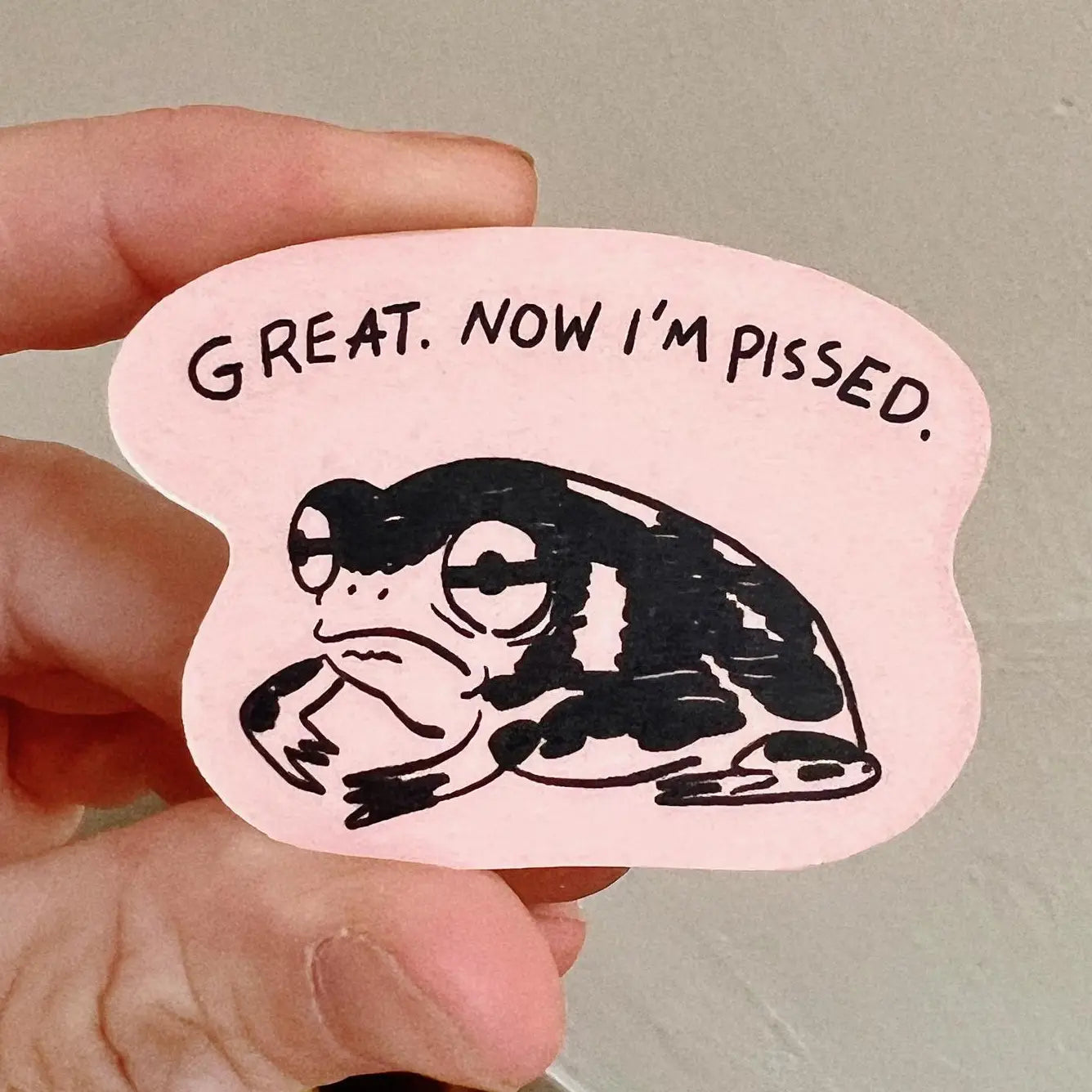 KV - Pissed Toady Sticker