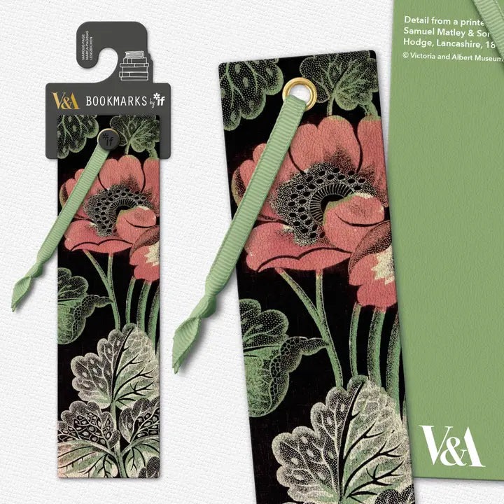 IU - V&A Collection Bookmarks - Floral Anemone