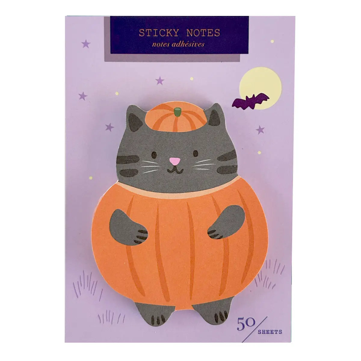 GOAW - Pumpkin Cat Die Cut Sticky Notes