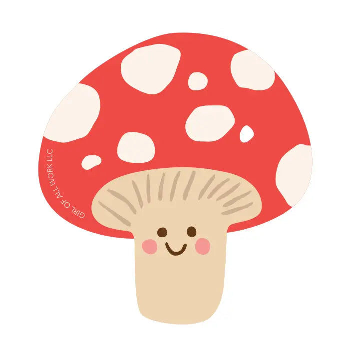 GOAW - Mushroom Vinyl Sticker