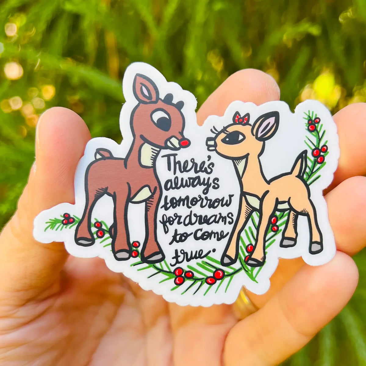 UDSS - Rudolph and Clarice Sticker